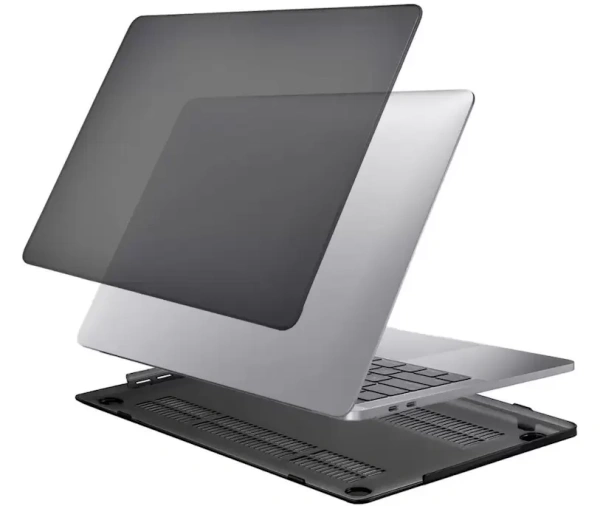 Чехол накладка Gurdini для Macbook Air 13.6" M2/M3/M4 пластик матовый черный