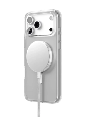 Чехол защитный VLP Puro Case с MagSafe для iPhone 17 ProMax, прозрачный