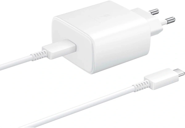Samsung Power Adapter USB-C 45w White + USB-C/USB-C Cabel 1m