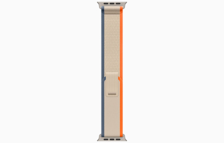 Apple Watch Ultra 2 Titanium Case with Orange/Beige Trail Loop M/L