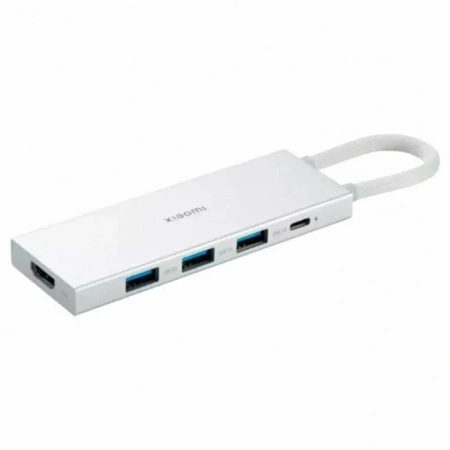 Переходник - Хаб Xiaomi 5 в 1 с USB Type-C USB3.0 HDMI 4K PD100W (XMDS05YM)