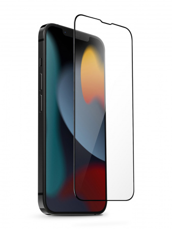 Стекло Uniq для iPhone 13 Pro Max/14 Plus OPTIX Vivid (true colors) Clear/Black