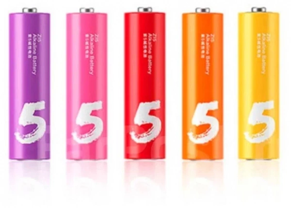 Батарейки алкалиновые Xiaomi ZMI Rainbow ZI5 AA LR6 1.5V 40 шт