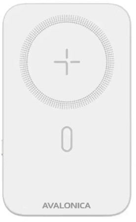 Портативный аккумулятор Avalonica 5000мАч MagSafe TWS (AVA-PWB-001) White