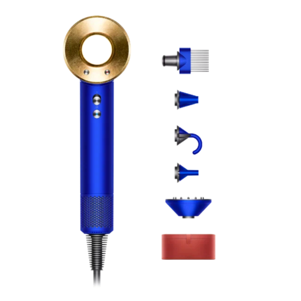 Фен Dyson Supersonic HD08 (Blue/Gold) + кейс