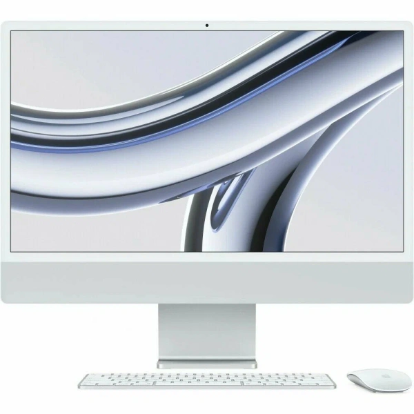 Моноблок Apple iMac 24 2023 M3 8C CPU/8/256ssd/10C GPU Серебристый MQRJ3