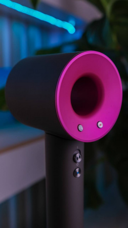 Фен Dyson SuperSonic HD07 (Iron/Fuchsia)