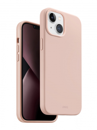 Uniq для iPhone 14 Plus чехол LINO Pink (Magsafe)