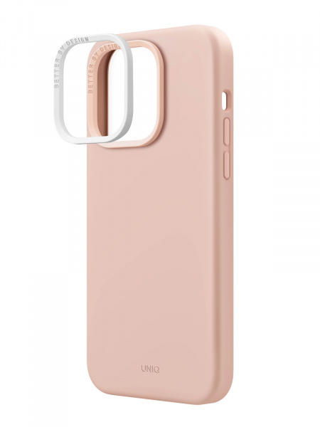 Uniq для iPhone 14 Pro чехол LINO Pink (Magsafe)