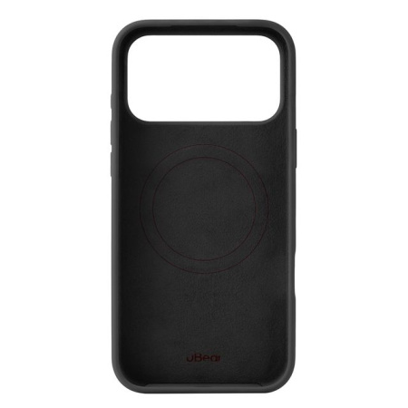 Чехол защитный uBear Touch Mag Case для iPhone 17 Pro Max, MagSafe, силикон, софт-тач, Черный