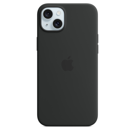 Чехол накладка для iPhone 15 Plus 6.7" Silicone Case with Magsafe Black