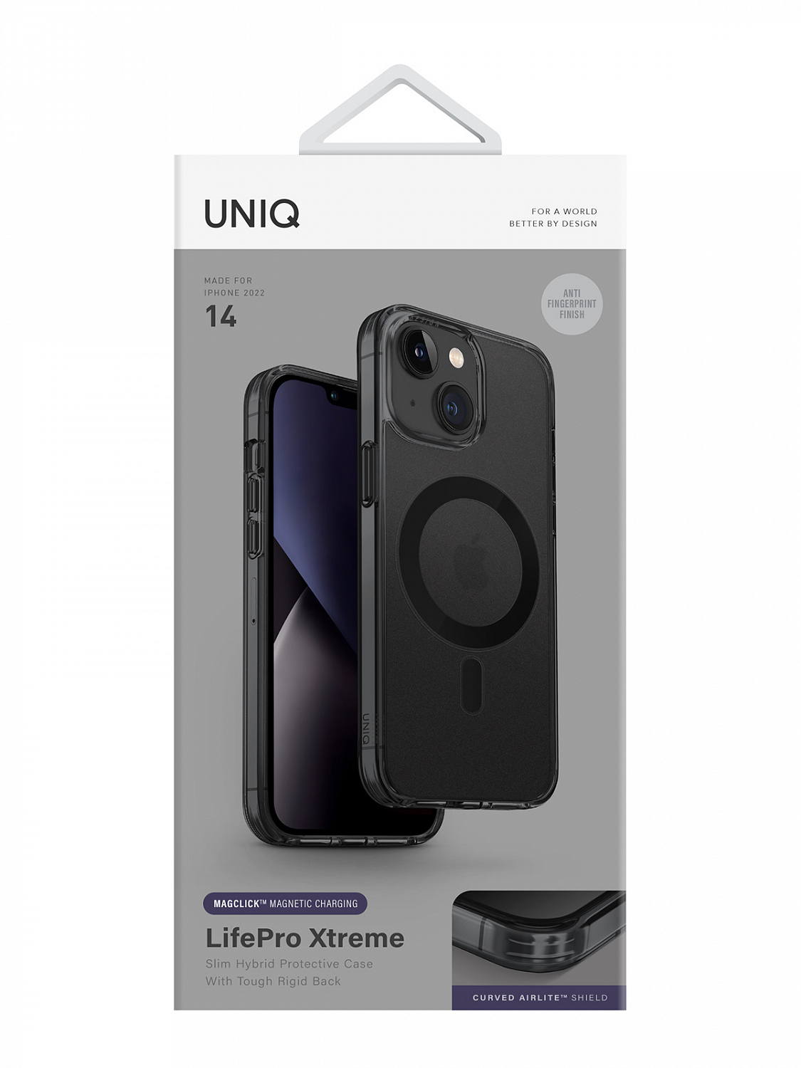 Uniq для iPhone 14 Plus чехол Lifepro Xtreme AF Frost Smoke (MagSafe)