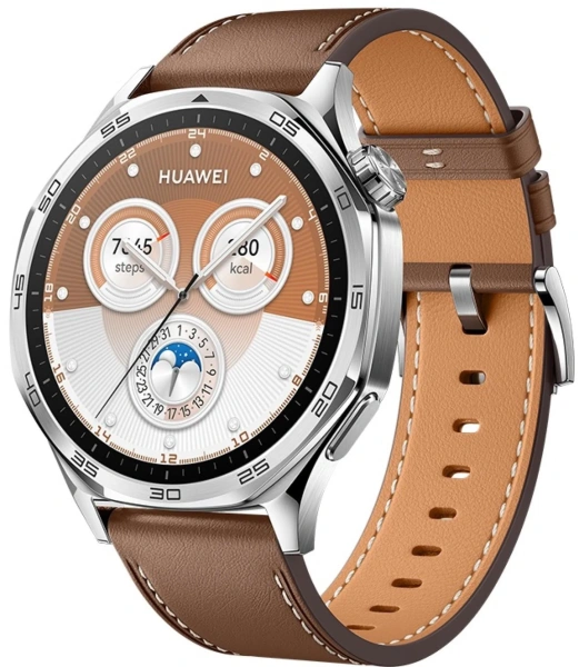 Смарт-часы Huawei GT5 46mm Коричневый ремешок