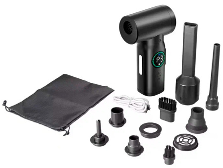 Электронасос-пылесос c функциями фонарика и Power bank 6000 мАч (AVA-AIR-004)