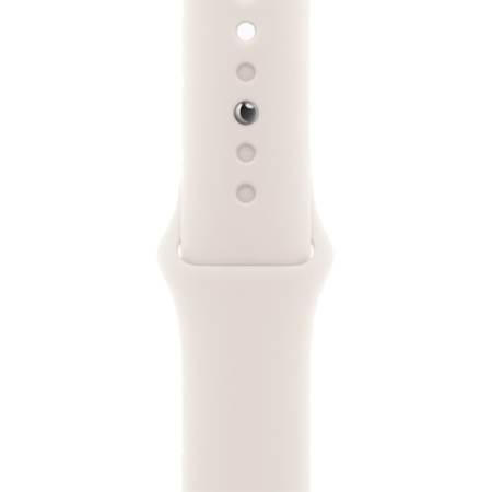 Apple Watch SE 3, 44 mm, Корпус из алюминия цвета «сияющая звезда», спортивный ремешок «сияющая звезда»